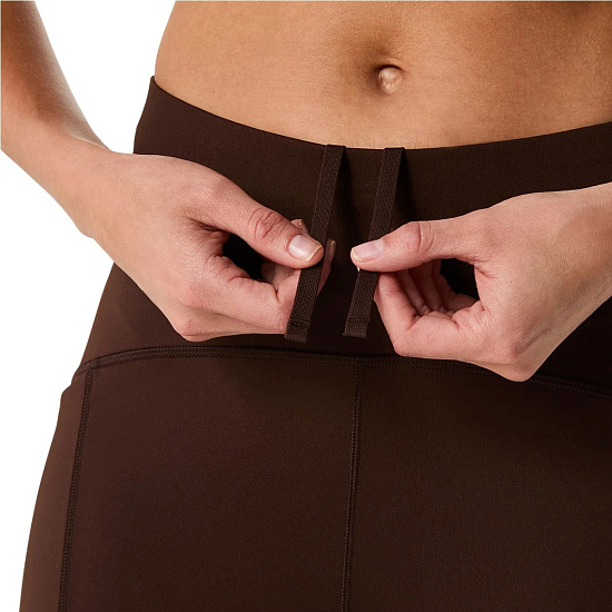 Шорты женские ASICS Road High Waist 8in Sprinter Dark Currant - Фото 3 большая