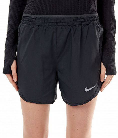 Шорты женские Nike Tempo LX 5In Black/Anthracite/Reflective Silv - Фото 1 большая