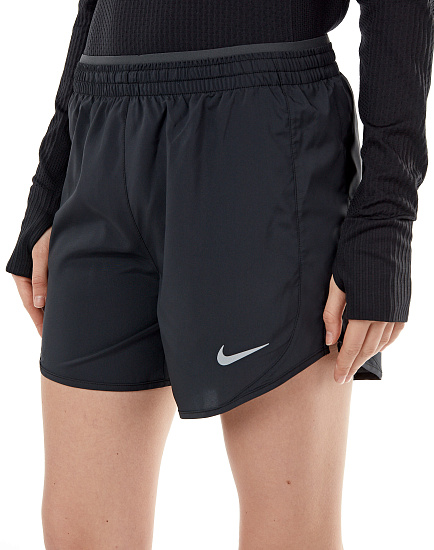 Шорты женские Nike Tempo LX 5In Black/Anthracite/Reflective Silv - Фото 6 большая