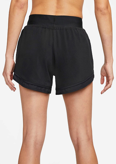 Шорты женские Nike Dri-FIT Tempo Luxe Icon Clash Black/Black/Dark Smoke Grey/Sail  - Фото 4 большая