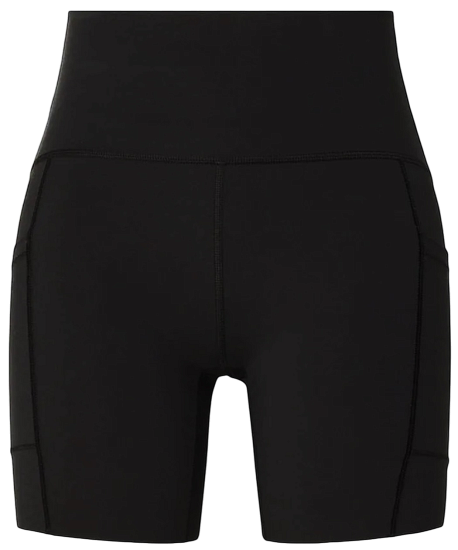 Шорты женские New Balance NB Sleek Pocket High Rise 6 Black - Фото 1 большая