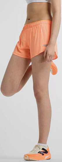 Шорты женские New Balance RC Ultra Light Hot Mango - Фото 3 большая