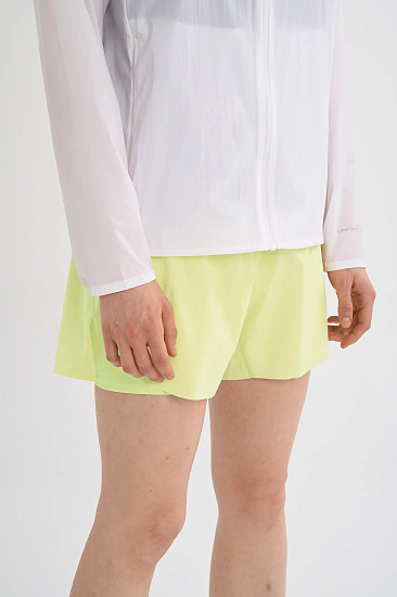 Шорты женские Anta 862625504-4 Cyber Lime Green - Фото 4 большая