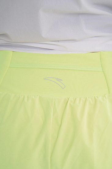 Шорты женские Anta 862625504-4 Cyber Lime Green - Фото 9 большая