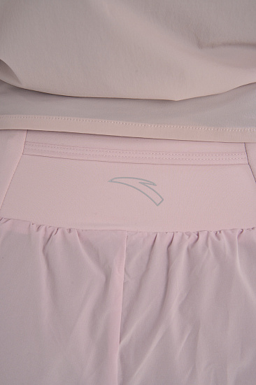 Шорты женские Anta 862625504-1 Luminance Pink/Dark Grey - Фото 8 большая
