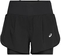 Шорты женские ASICS Road 2-N-1 3.5in Performance Black/Performance Black