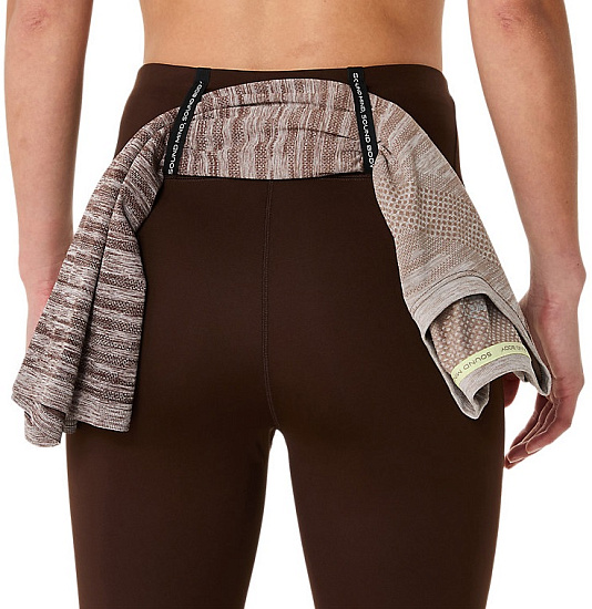 Шорты женские ASICS Road High Waist 8in Sprinter Coffee - Фото 10 большая