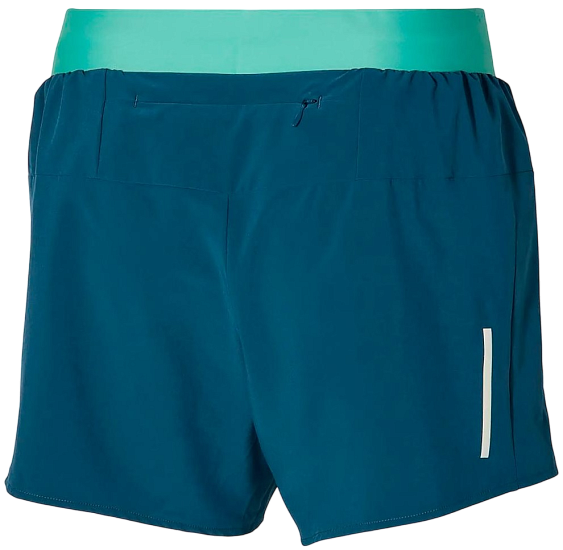 Шорты женские Mizuno Alpha 4.5 Blue Wing Teal - Фото 2 большая