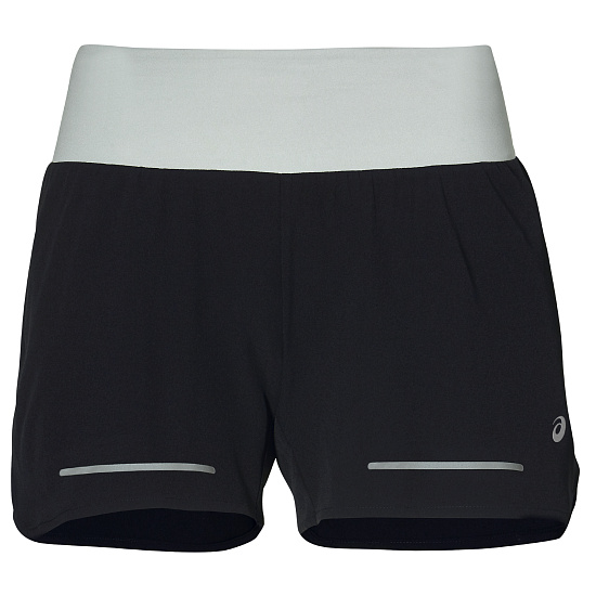 Шорты женские ASICS Lite-Show 4.5IN Short Performance Black - Фото 1 большая