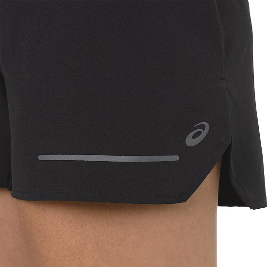 Шорты женские ASICS Lite-Show 4.5IN Short Performance Black - Фото 6 большая