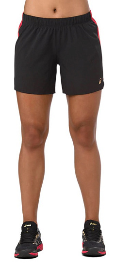 Шорты женские ASICS 5.5IN Short Mp Performance Black - Фото 3 большая