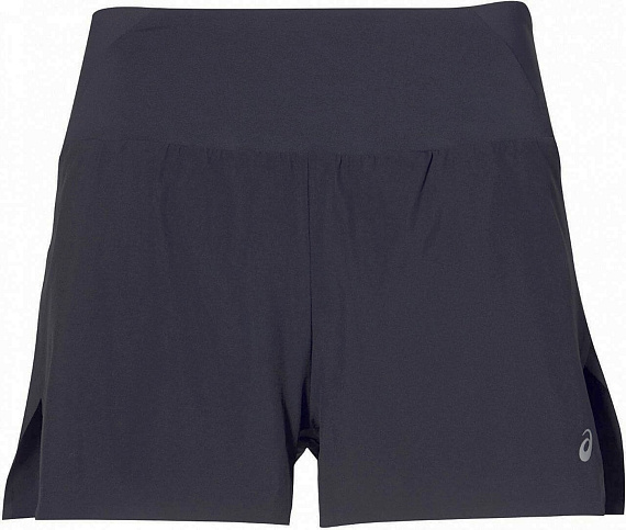 Шорты женские ASICS Metarun Split Short Performance Black - Фото 1 большая