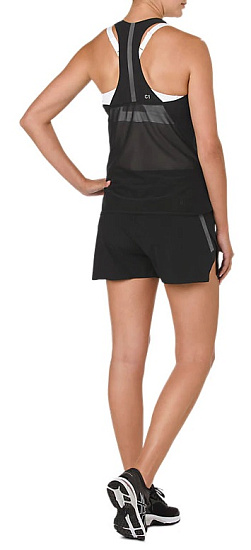 Шорты женские ASICS Metarun Split Short Performance Black - Фото 8 большая