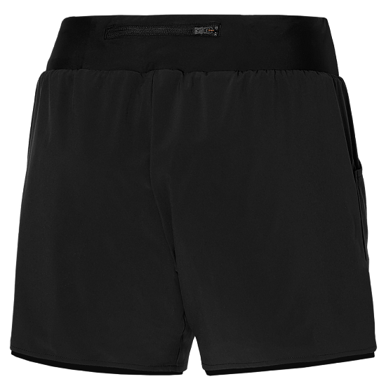 Шорты женские Mizuno 2 In 1 4.5 Black - Фото 2 большая