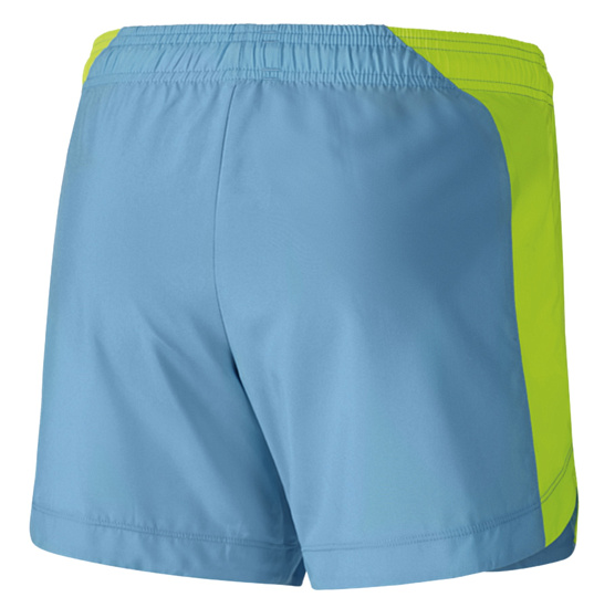Шорты женские Mizuno Core Square 5.5 Голуб/Желт - Фото 2 большая