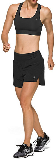 Шорты женские ASICS Road 5.5In Performance Black - Фото 2 большая