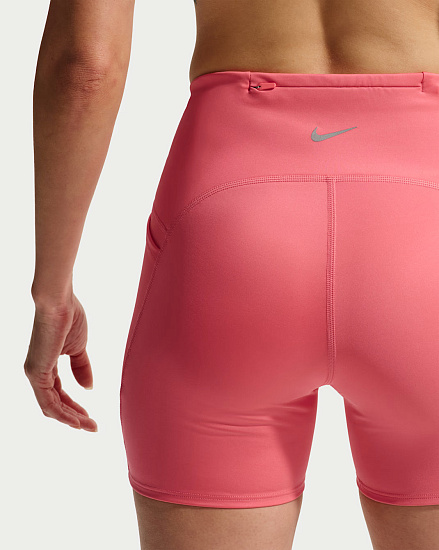 Шорты женские Nike Dri-FIT Swift Hr 4 Sea Coral/Reflective Silver - Фото 2 большая