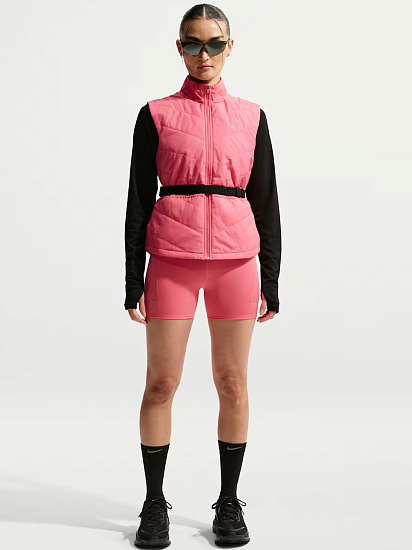 Шорты женские Nike Dri-FIT Swift Hr 4 Sea Coral/Reflective Silver - Фото 4 большая