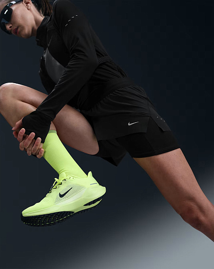 Шорты женские Nike Swift Dri-FIT Mr 2n1 Black/Reflective Silver - Фото 6 большая