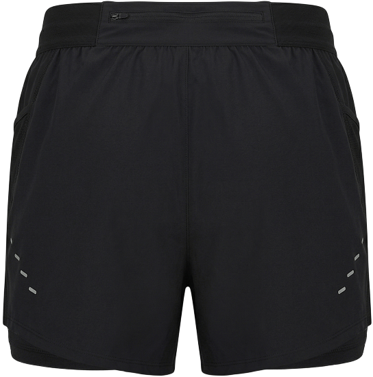 Шорты женские Nike Swift Dri-FIT MR 2n1 Black/Reflective Silver - Фото 9 большая