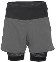 Шорты женские Mizuno Trail Multipocket 2In1 Lava Smoke
