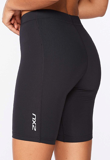 Шорты женские 2XU Core Compression Black/Silver - Фото 7 большая
