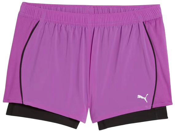 Шорты женские Puma Run Velocity 2in1 3 Wild Berry - Фото 1 большая