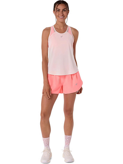Шорты женские ASICS Road 3.5In Sun Coral - Фото 8 большая