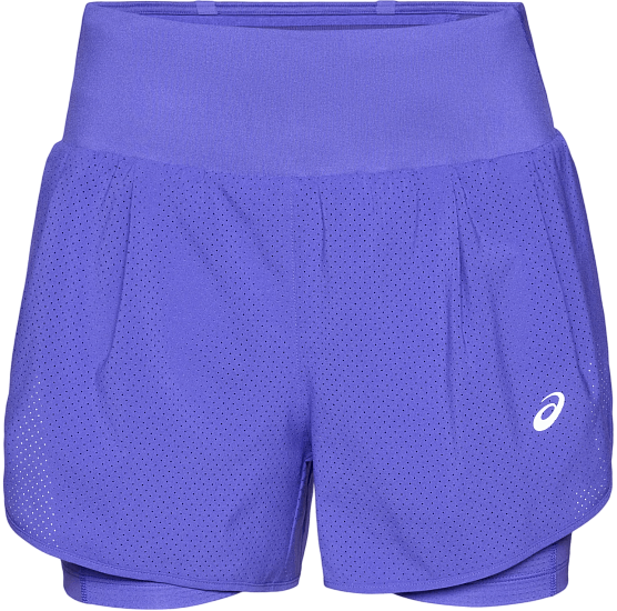 Шорты женские ASICS Road 2n1 3.5In Cobalt Burst/Cobalt - Фото 1 большая