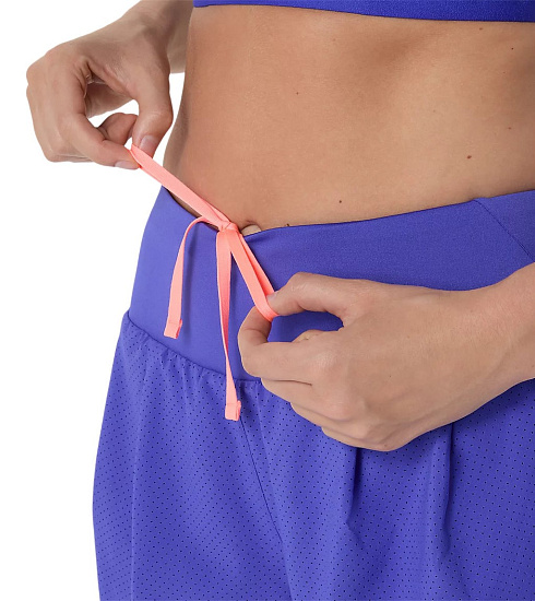 Шорты женские ASICS Road 2n1 3.5In Cobalt Burst/Cobalt - Фото 7 большая