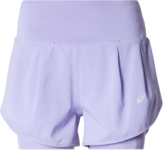 Шорты женские ASICS Road 2n1 3.5In Bluebell/Bluebell - Фото 1 большая