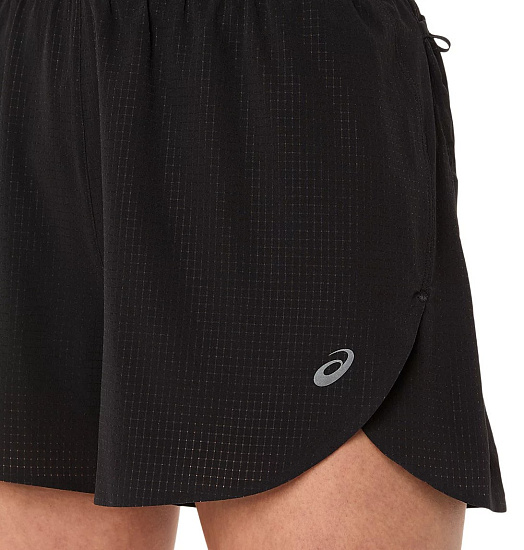 Шорты женские ASICS Metarun Split Performance Black - Фото 5 большая