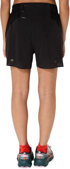 Шорты женские ASICS Fujitrail Elite Performance Black - Фото 2 большая