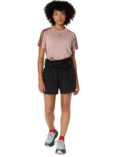 Шорты женские ASICS Fujitrail Elite Performance Black - Фото 9 большая