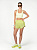 Шорты женские Nike Tempo Flow Swoosh Mr Dri-FIT Lt Lemon Twist/Reflective Silver/White - Фото 2 малая