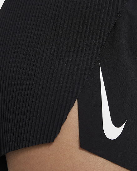 Шорты женские Nike AeroSwift Black - Фото 5 большая