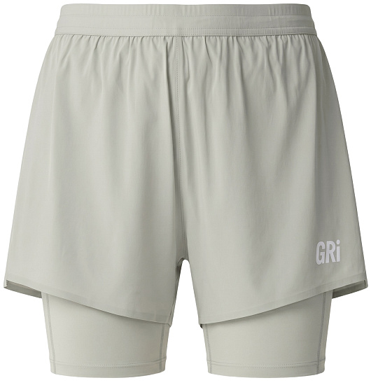 Шорты женские GRI Лето 2в1 Серый - Фото 1 большая