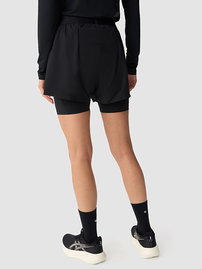 Шорты женские GRI Лето 2в1 Чёрный - Фото 3 большая