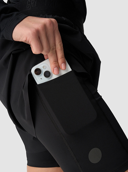 Шорты женские GRI Лето 2в1 Чёрный - Фото 4 большая