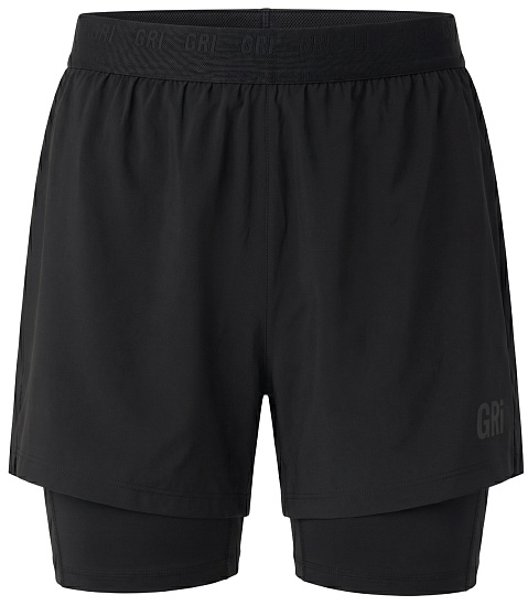 Шорты женские GRI Лето 2в1 Чёрный - Фото 1 большая