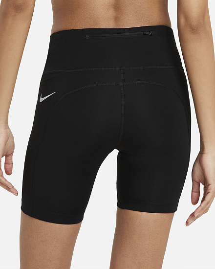 Шорты женские Nike Dri-FIT Fast Black - Фото 4 большая