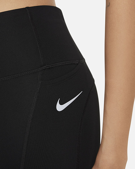 Шорты женские Nike Dri-FIT Fast Black - Фото 5 большая