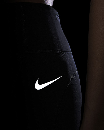 Шорты женские Nike Dri-FIT Fast Black - Фото 9 большая