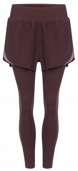 Шорты женские Anta 862445502 Brown/Purple/Beige - Фото 1 большая