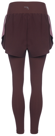 Шорты женские Anta 862445502 Brown/Purple/Beige - Фото 2 большая