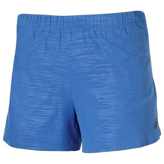 Шорты женские ASICS Elite 3.5IN Short Синий/Фиолетовый - Фото 1 большая