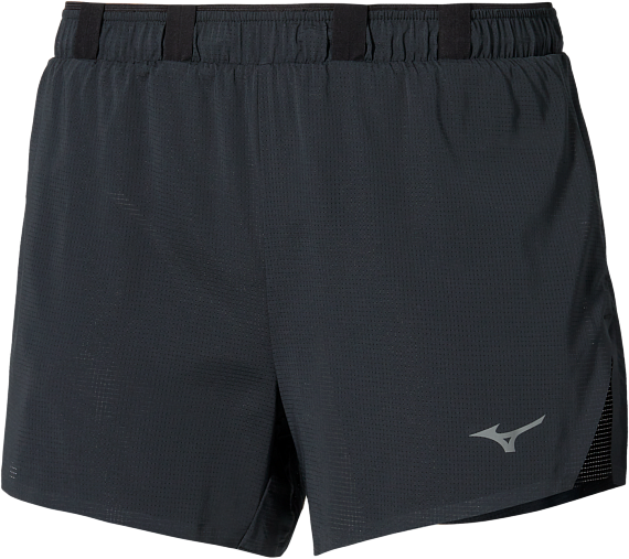 Шорты женские Mizuno Tech Light Split 3.5 Black - Фото 1 большая