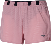 Шорты женские Mizuno Tech Light Split 3.5 Rose Elegance