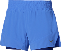 Шорты женские Mizuno Active 2In1 4.5 Ultramarine