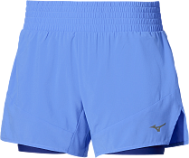 Шорты женские Mizuno Active 2In1 4.5 Ultramarine